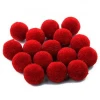 Differ color option 20mm velveteen beads round no hole beads for decoration home other mobile phone accessories