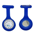 Different quality luxury Nickel-Free digital metal nurse timepiece silver silicon nurse watch