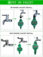 digital Plastic garden water timer 3/4 connector Electronic Automatic Program Sprinkler Control Water irrigation controller