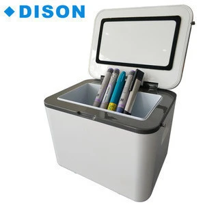 DISON Battery Operated Insulin Cooler Box  Medicine Cooler Case Portable Blood Vaccine Medical Car Mini Refrigerator Fridge
