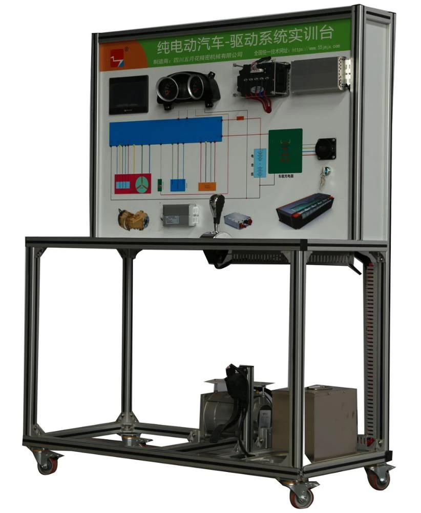 Display panel for electric vehicle drive system school training equipment
