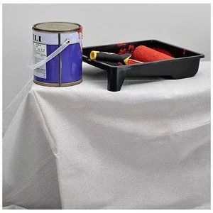 DIY custom 6*9 9*12 feet 8oz 10oz waterproof anti slip dustsheet painter floor ducting 100% cotton canvas drop cloth