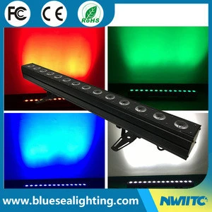Dmx 14x10w rgbw 4in1 indoor stage light powercon led wall washer