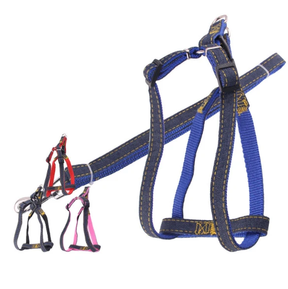 Dog Leashes with Handle High quality Pet Safety Vest Harness Adjustable Pet Leashes
