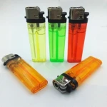 Dongyi Hot Sale   Cricket Cheap Plastic  Flint  Wheel  lighter Length 77mm--  DY - 60
