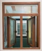 Double Open Inside Casement Door &amp; Cheap And Practical Bubble Balcony Glass Curtain Window