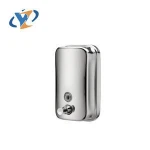 Double Soap Dispenser Wall Mounted Shampoo Conditioner Shower Gel Liquid Soap Dispenser