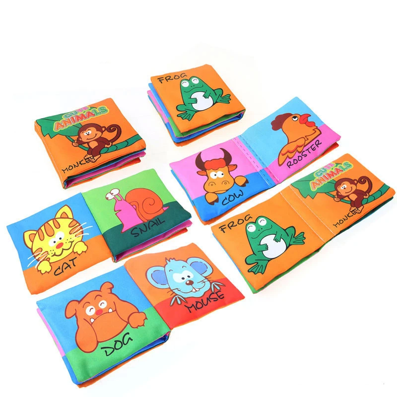 Durable Children Baby Educational toys Soft Cloth Book