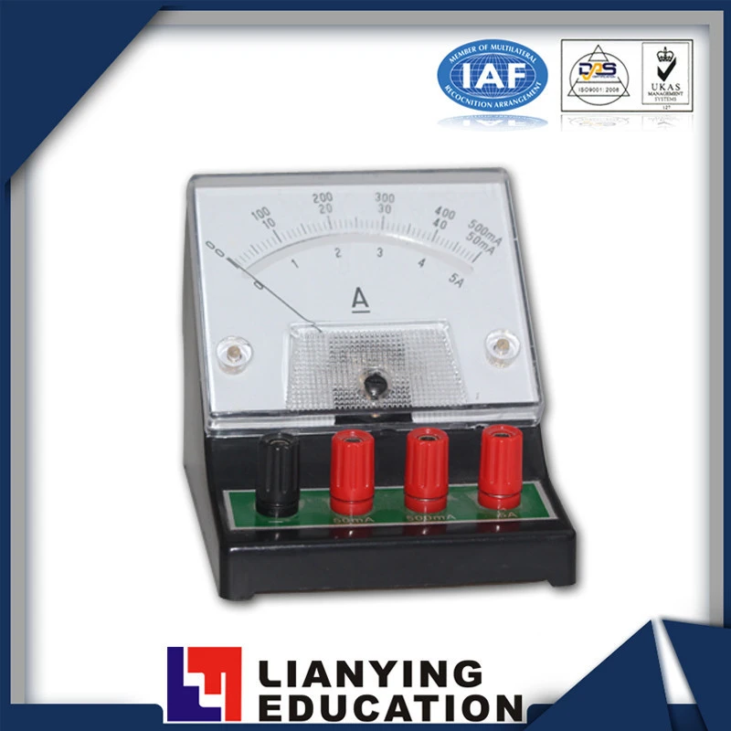 Durable safety laboratory ammeter for school and lab analog panel meter