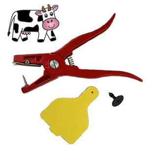 Easy operation plastic barcode cattle ear tag for marking