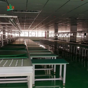Easy using pvc conveyor belt mini conveyor belts conveyor mobile phone assembly line car assembly line for sale