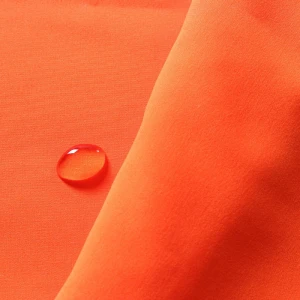 eco-friendly rpet fabric recycled polyester microfiber fabric with pu coated for garment