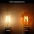 Import Edison bulb A60 E27 6W tungsten heated light 220V-240V spiral head ultra bright filament lamp for retro restaurants from China