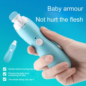 Electric Baby Nail Trimmer Polisher File for Newborn, Toddler Toes and Fingernails Polish with USB charging