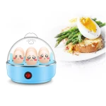 Electric Rapid Egg Cooker/Boiler, Countertop Modern Stylish Design, Hard Boil Egg Steamer & Poacher