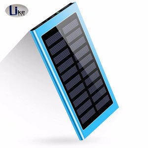 Electronic Products High Capacity LED Light Solar Power Bank 20000mAh Solar Charger