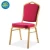Import elegant dining chair, hotel restaurant iron chair, imitated wooden chair metal frame chair from China