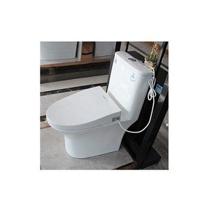 Europe Market Elegant Design Dual Flushing Round Ceramic Bathroom Toilet with Tank
