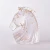 Import Europe resin crafts modern creative Transparent Horse head ornaments Home Decoration Animal resin crafts from China