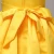Import European and American girls dress satin classic bright yellow wedding dress party dance black lace fluffy dress from China