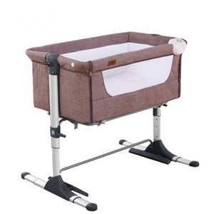European quality portable fashion baby crib baby bed bedside bed