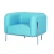 Import European Style Simple Design Living Room Furniture Single Seat Leather Sofa from China