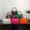 Evening Bags Fashion Candy Color Top-Handle Handbags Casual Female PU Leather Hand Bags Square Crossbody Bags For Ladies