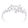 Exquisite Elegant Rhinestone Crown Stars Hair Accessories Bridal Wedding Crown