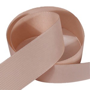 Factory direct sale polyester printing grosgrain ribbons with custom logo