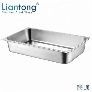 Factory Full Size Cheap Price High Quality Stainless Steel Food Container Hotel Buffet Serving Gastronorm GN Pan
