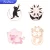 Import Factory hard pin cat and moon high quality custom design enamel pin from China