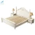 Factory Hot Sale Nordic Style Bedroom Furniture White Color Practical King Size Wood Bed Frame