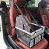 factory hot selling new style safety car seat booster Oxford with storage pocket and free safety belt pet carrier