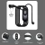 Import Factory OEM ODM 11KW 16A 380V Type 2 Cable Home Portable EV Charger Adjusted EV Charging Station For Electric Vehicle from China