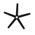 Import Factory Outlet Five Star Base Nylon Plastic Furniture Accessories from China