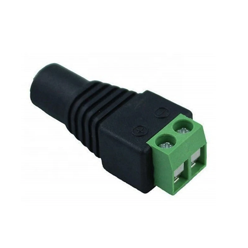 Factory price DC Power Jack Adapter Connector Plug Male/Female 2.1x5.5mm for cctv camera