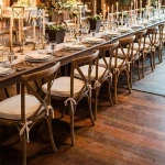 Factory Price Hotel Banquet Wedding Chair Metal Wood Acrylic Chiavari Chair