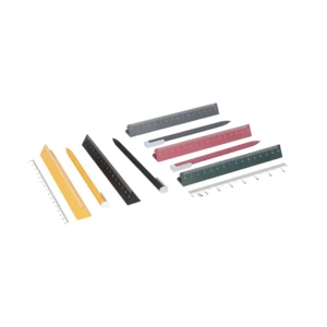 Factory Provide High Precision Aluminium Alloy Scale Ruler and Pen Creative Design Office Gift Metal Ruler 15CM