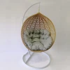 Factory Sale Various Hanging Basket Chair Egg Rattan Chair Hanging Swing With Stand