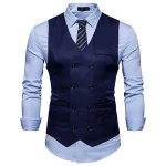 factory sleeveless men waistcoat vest for suits