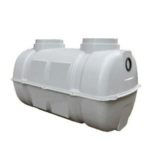 Factory Wholesale 2 m3 Fiberglass GRP FRP Household Mini Septic Tank, 500 gallon domestic waste water treatment device