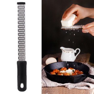 Factory wholesale Hot Stainless Steel Lemon Zester /Cheese Grater/Chocolate Grater with Plastic Handle