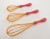Import factory wholesales promotion  silicone coated silicone egg beater silicone whisk from China