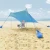 Import Family Beach Sunshade Sun Shade Canopy Tent With 4 Sandbag Anchors Pop-up Beach Sunshade Tent 200*200*165cm from China
