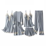 Family Christmas Pajamas Wholesale Sleepwear Women Robe Sets Womens Pajama Sets 6 Piece WomenS Sleepwear Dresses Pajamas For Wo