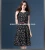 Import family clothing and printed short sleeve women fashion dress from China