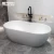 Import fantastic design small corner ceramic bathtub with shower from China