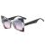 Import FANXUN M6148 New Ladies Cats Eye Sunglasses UV400 Female Personality Triangle Decoration Unisex Fashion Sunglasses Wholesale from China