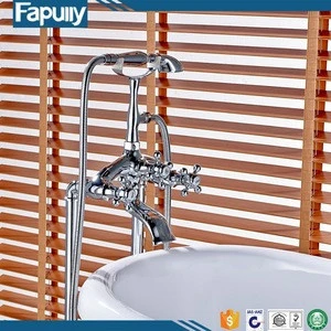 Fapully Modern Bath Tub Shower Faucet Mixer Tap Freestanding Bath Tub Faucet