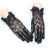 Fashion genuine sheepskin leather gloves women leather mitten girls lace gloves